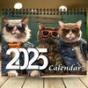 Calendario/regalo para gatos con estilo 2025 para amantes de los gatos