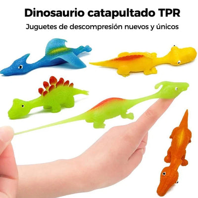 Juguetes para Dedos de Dinosaurio Slingshot (paquete de 10)