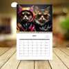 Calendario/regalo para gatos con estilo 2025 para amantes de los gatos